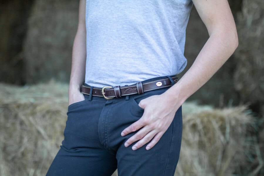 Dyon Fancy Leather Belt - Løwenborg - Dy'on