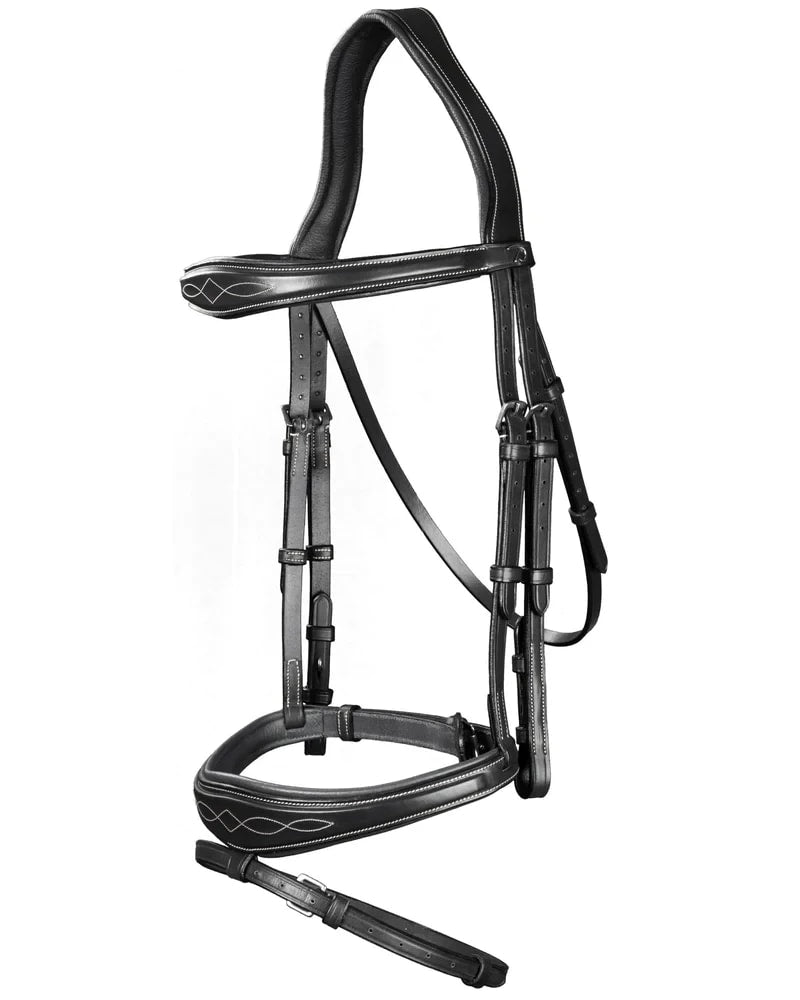 Dyon Anatomic Flash Noseband Bridle US Collection - Løwenborg - Dy'on