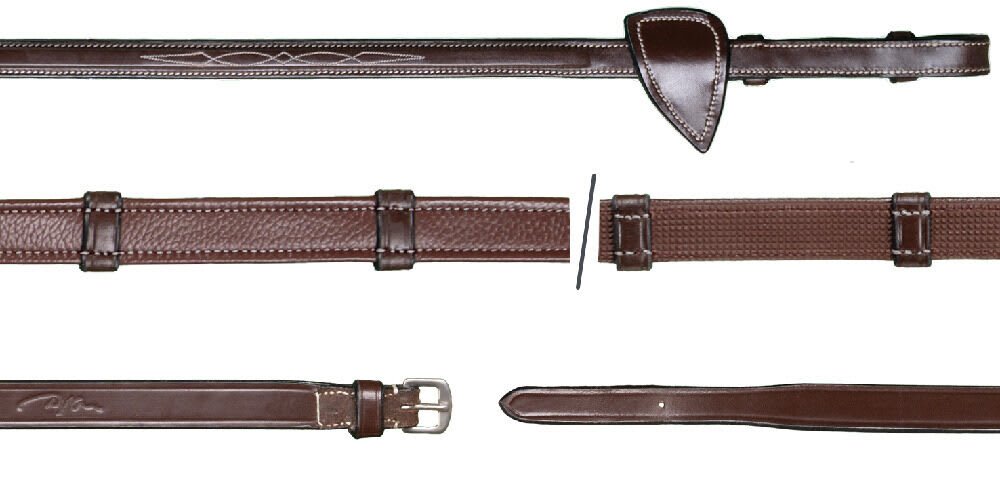 Dyon 16mm Hunter Reins with 7 leather loops US Collection - Løwenborg - Dy'on