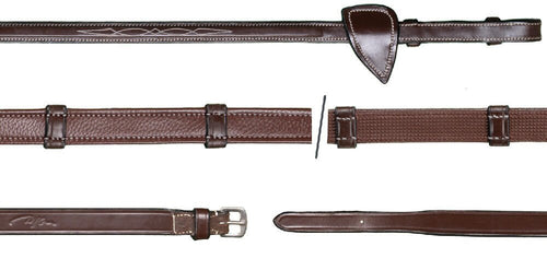 Dyon 16mm Hunter Reins with 7 leather loops US Collection - Løwenborg - Dy'on