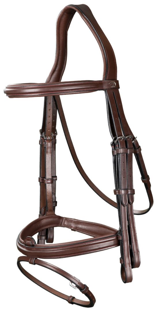 Dyon Flash Noseband Double Bridle New English Collection - Løwenborg - Dy'on