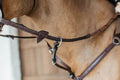 Dyon 13mm Rubber Reins w/7 Leather Loops & Plaited Finish New English Collection - Løwenborg - Dy'on
