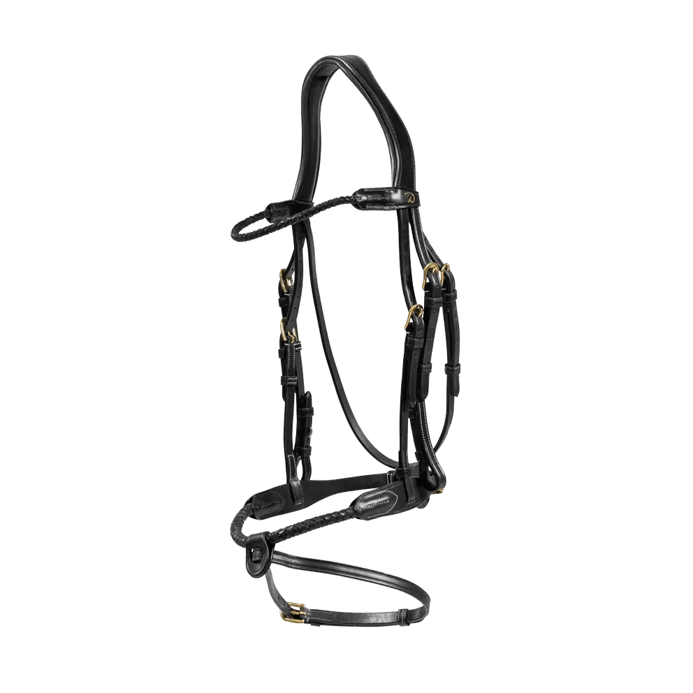 Dyon Braided Flash Noseband Bridle D Collection - Løwenborg - Dy'on
