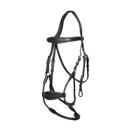 Dyon Elastic Hybrid Noseband Bridle D Collection - Løwenborg - Dy'on