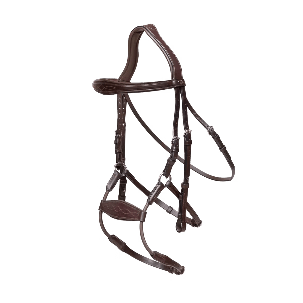 Dyon Elastic Hybrid Noseband Bridle New English Collection - Løwenborg - Dy'on
