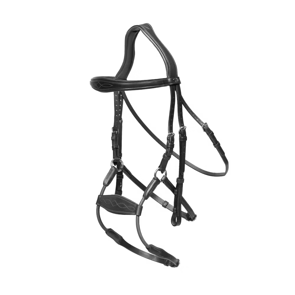 Dyon Elastic Hybrid Noseband Bridle New English Collection - Løwenborg - Dy'on