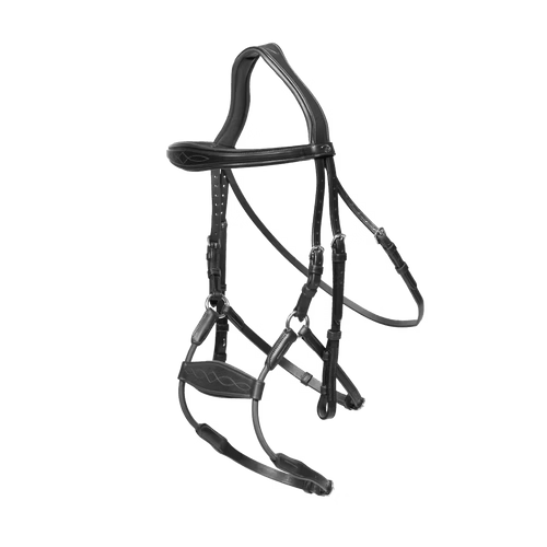 Dyon Elastic Hybrid Noseband Bridle New English Collection - Løwenborg - Dy'on