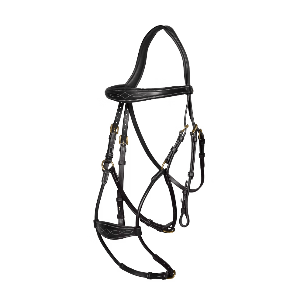 Dyon Hybrid Noseband Bridle D Collection - Løwenborg - Dy'on