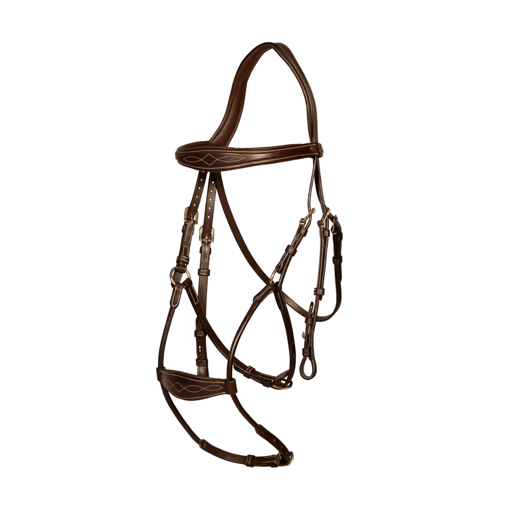Dyon Hybrid Noseband Bridle D Collection - Løwenborg - Dy'on