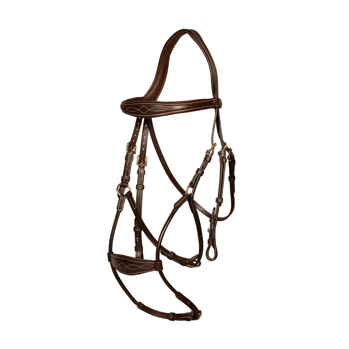 Dyon Hybrid Noseband Bridle D Collection - Løwenborg - Dy'on