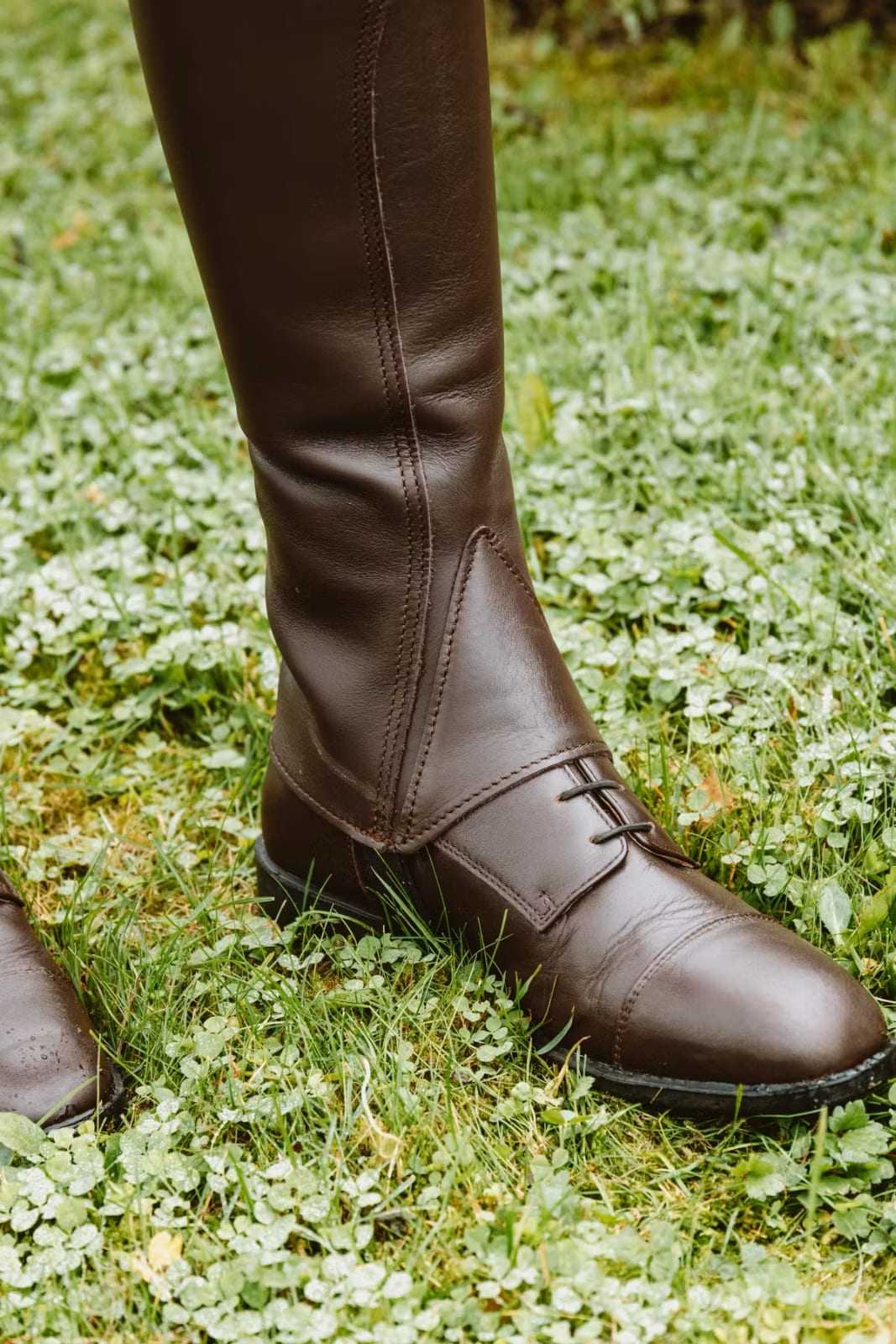 Dyon Short Boots Front Laces - Løwenborg - Dy'on