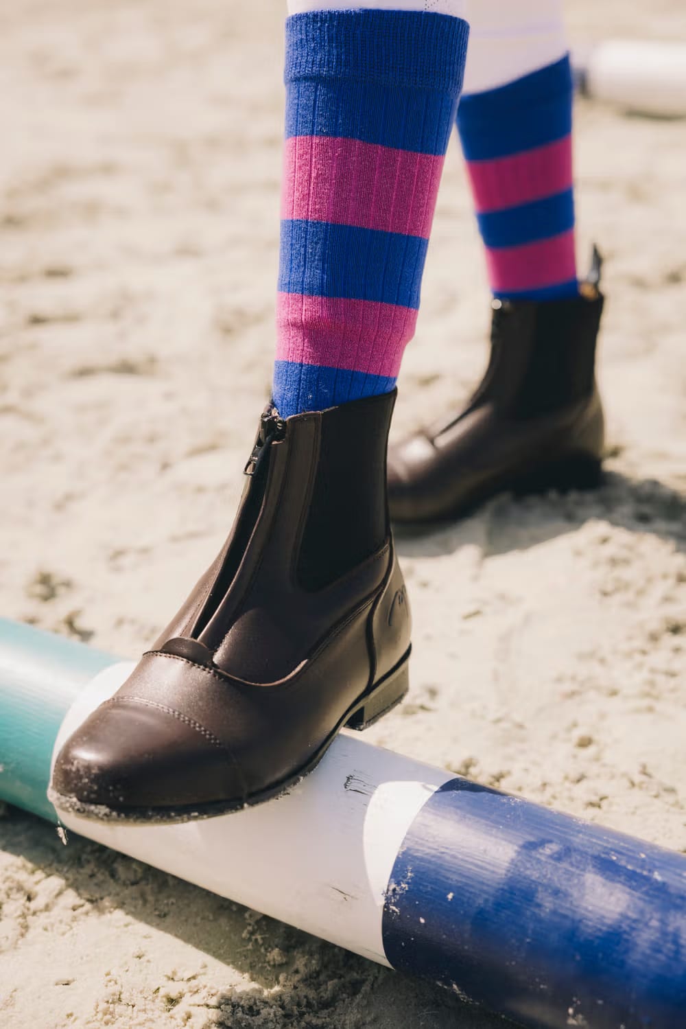 Dyon Short Boots Front Zipper - Løwenborg - Dy'on