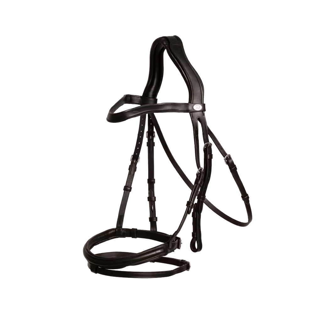 Dyon Flash Noseband Bridle Soft Leather Collection - Løwenborg - Dy'on