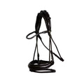 Dyon Round With Large Noseband Bridle Soft Leather Collection - Løwenborg - Dy'on