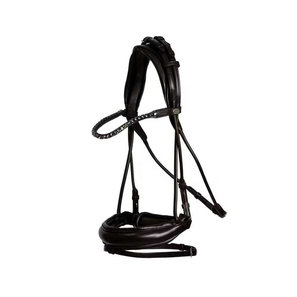 Dyon Round With Large Noseband Bridle Soft Leather Collection