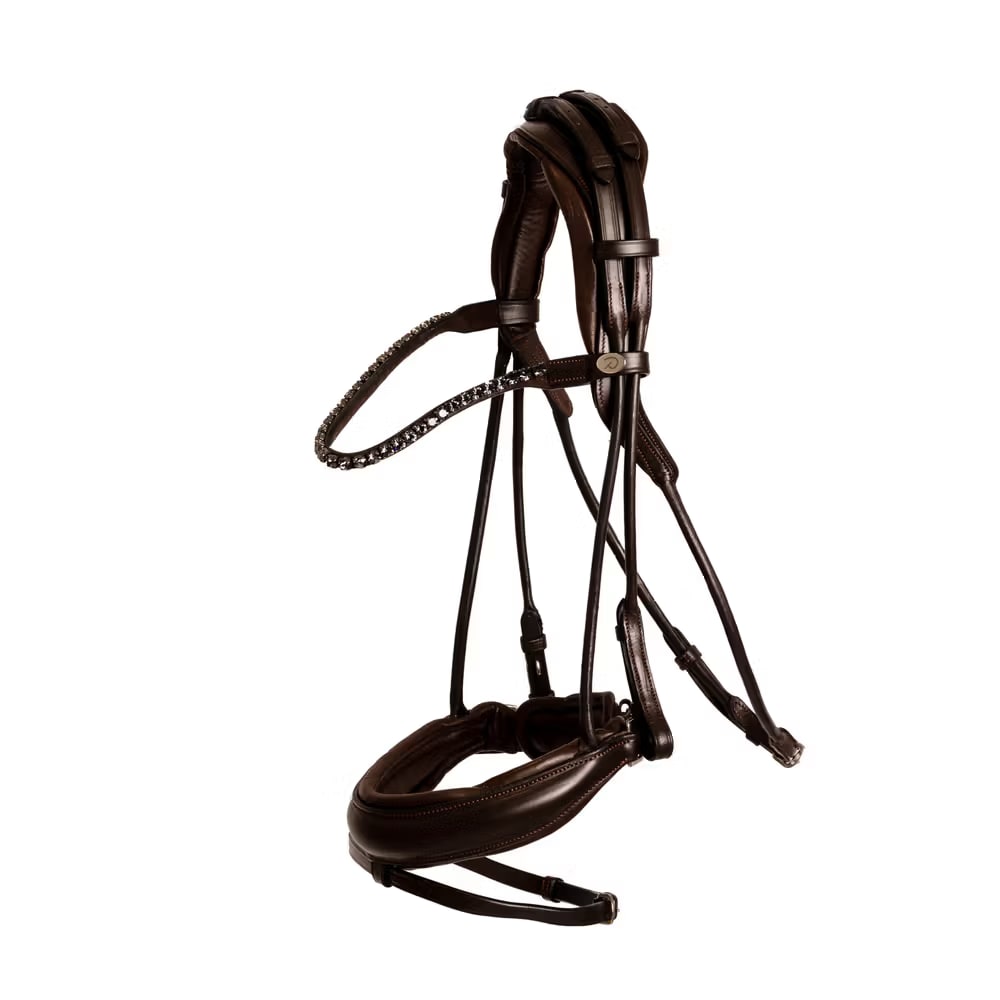 Dyon Round With Large Noseband Bridle Soft Leather Collection