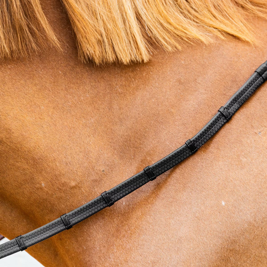 Dyon 16mm Rubber Reins w/ Leather Loops and Snap - Løwenborg - Dy'on