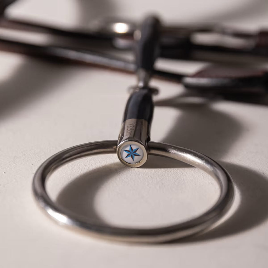 Velari Snaffle Single Jointed Loose Ring Sweet Iron - Løwenborg - Velari