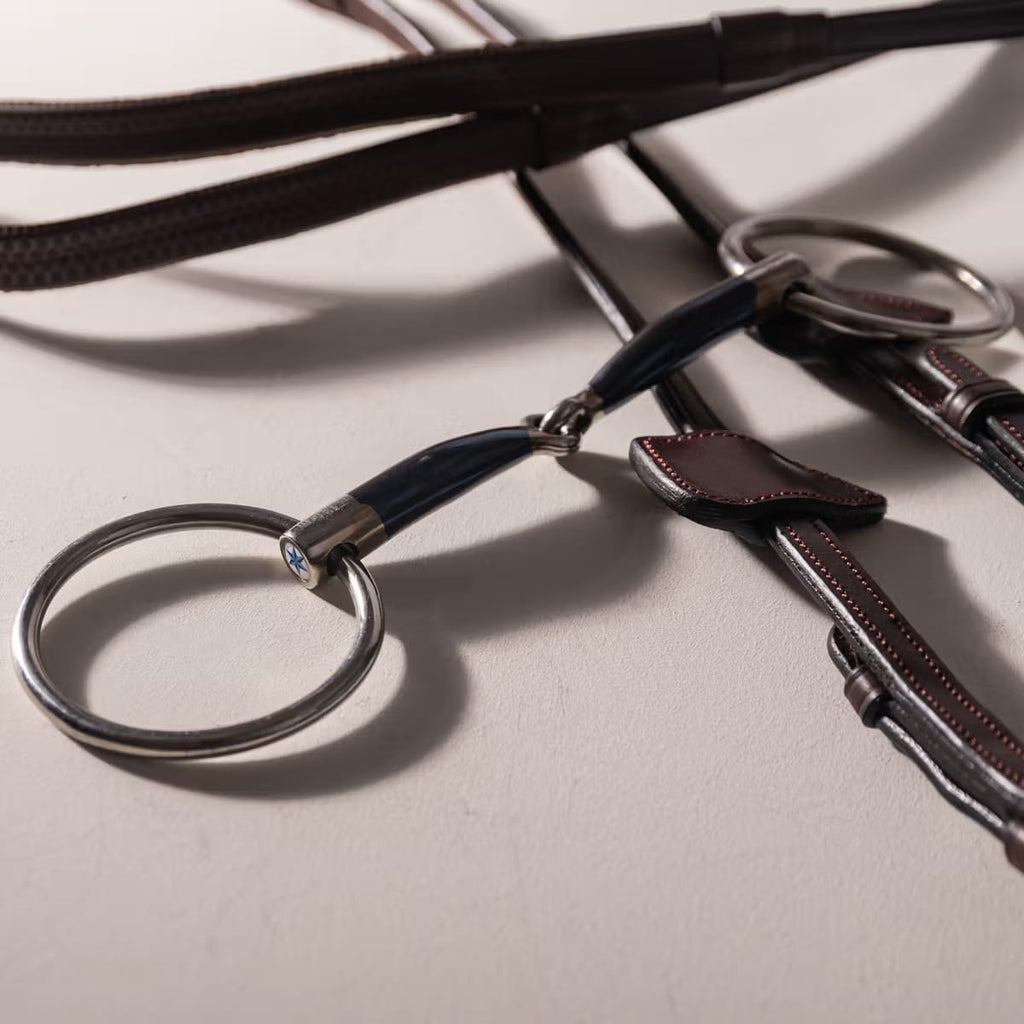 Velari Snaffle Single Jointed Loose Ring Sweet Iron - Løwenborg - Velari
