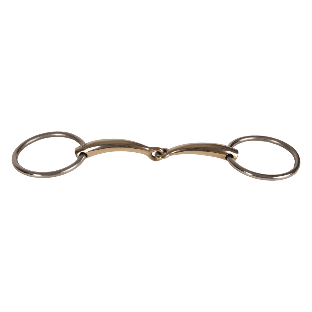Velari Snaffle Single Jointed Loose Ring Sweet Copper - Løwenborg - Velari
