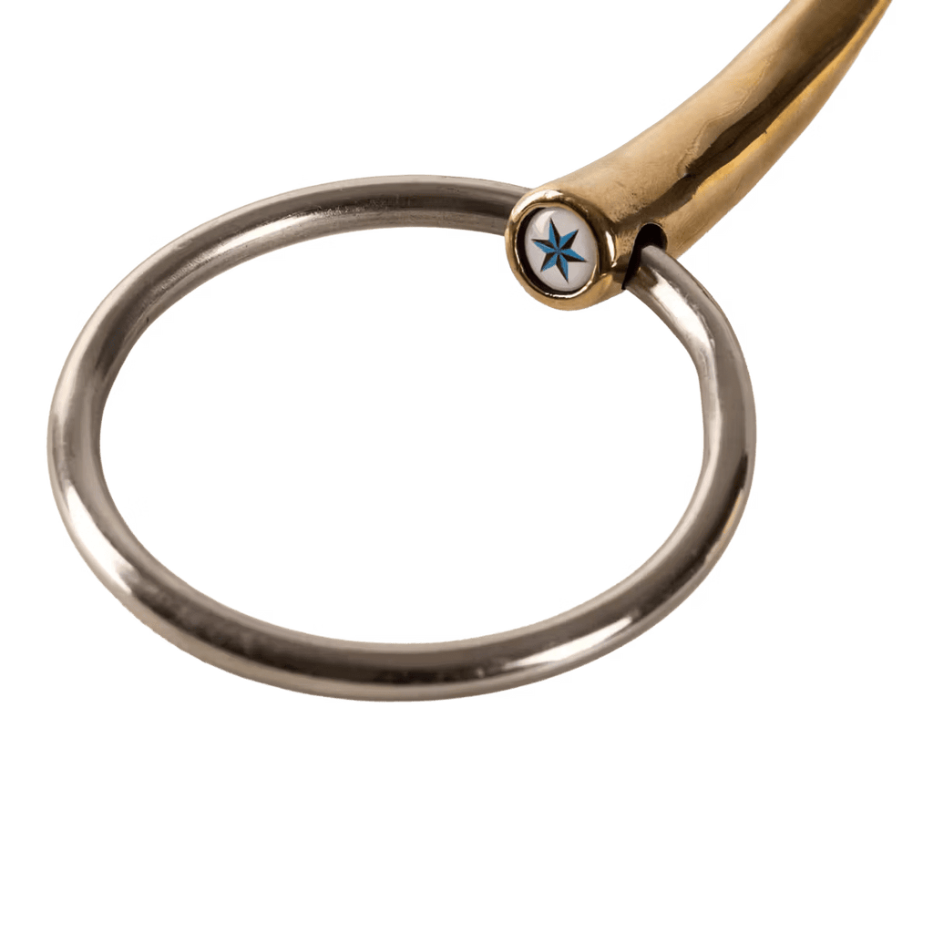 Velari Snaffle Single Jointed Loose Ring Sweet Copper - Løwenborg - Velari