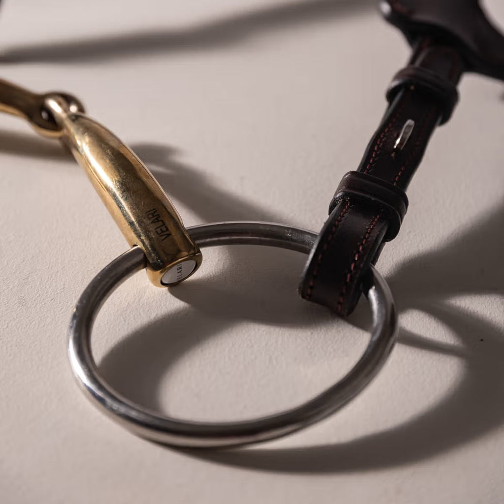 Velari Snaffle Single Jointed Loose Ring Sweet Copper - Løwenborg - Velari