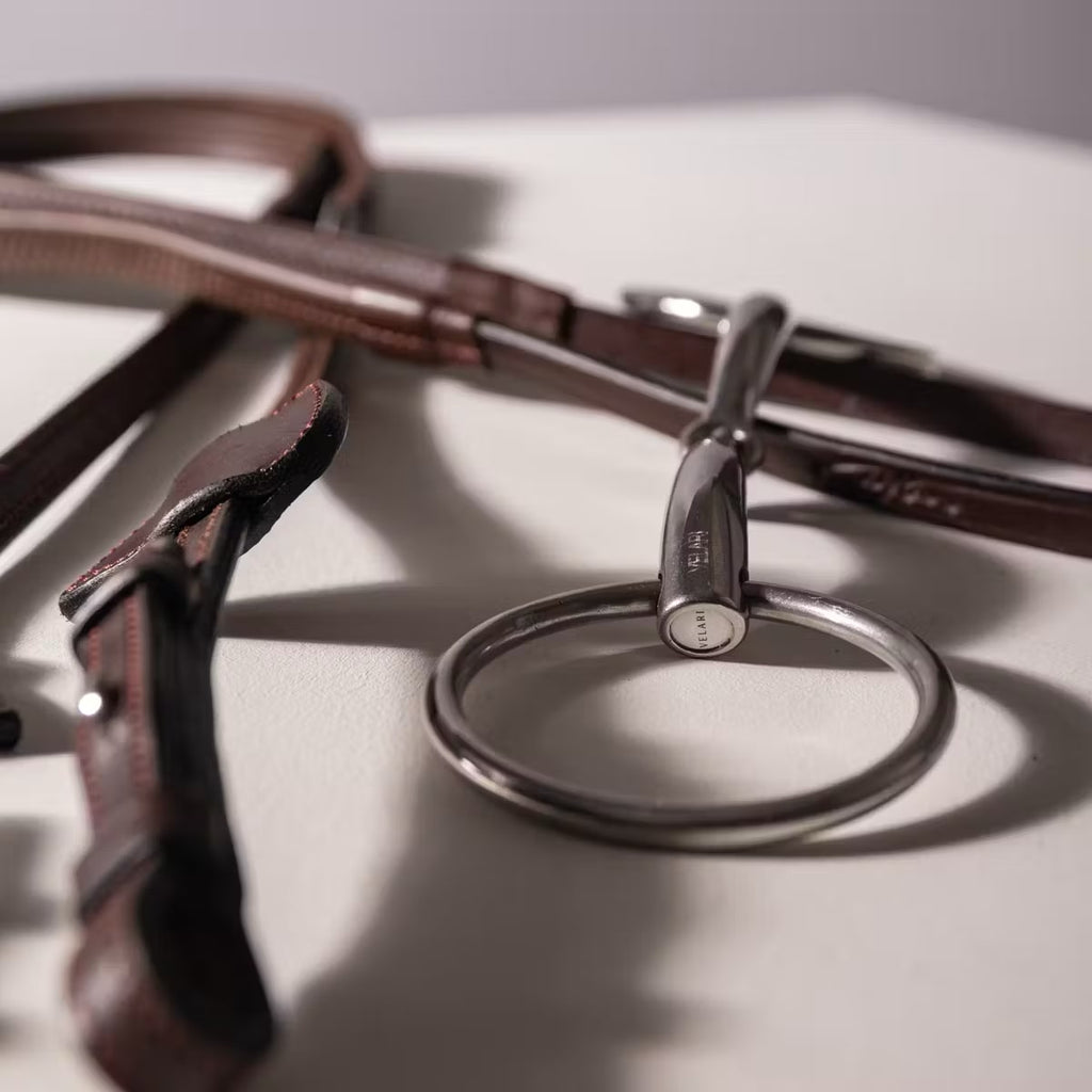 Velari Snaffle Single Jointed Loose Ring Stainless Steel - Løwenborg - Velari