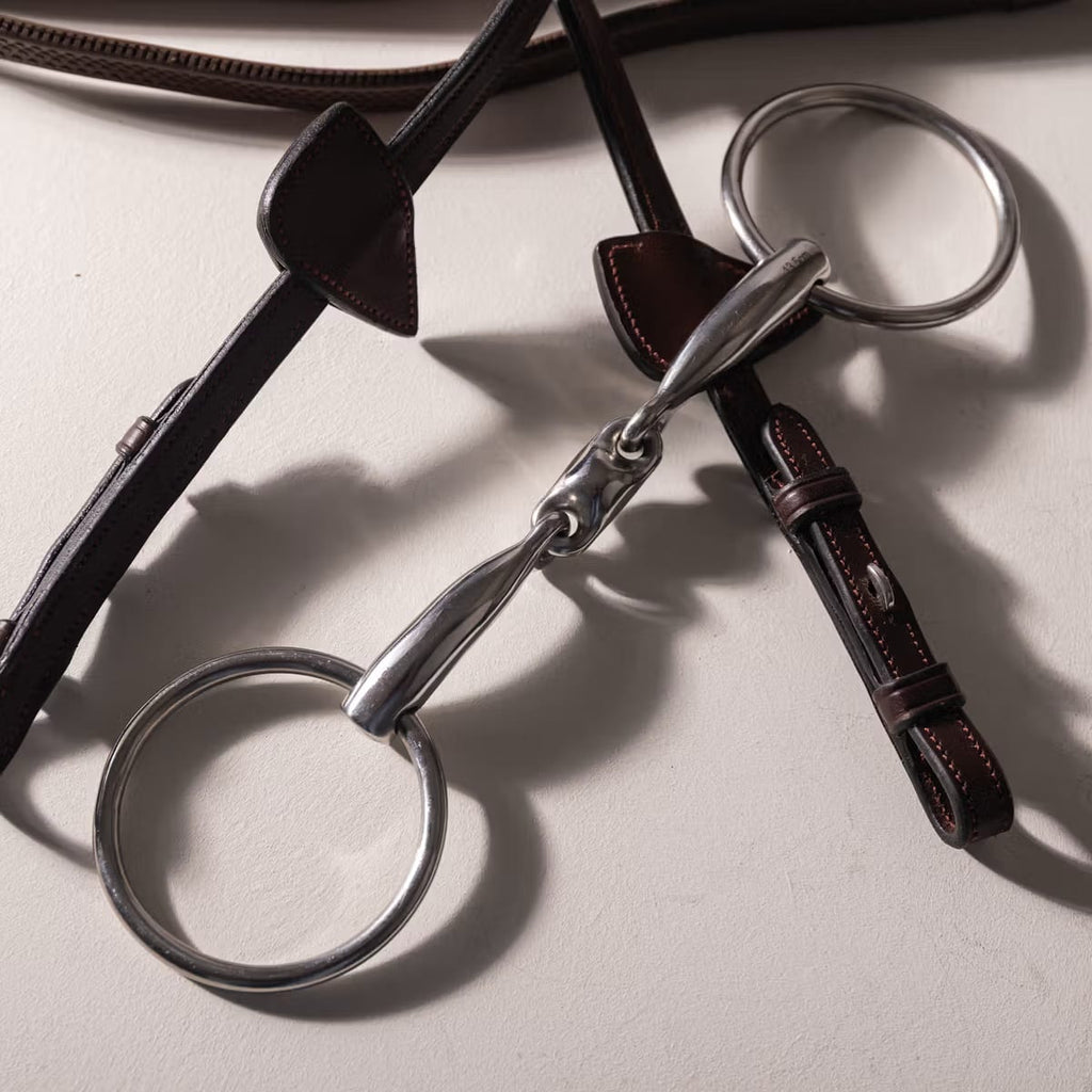 Velari Snaffle Double Jointed Loose Ring Stainless Steel - Løwenborg - Velari