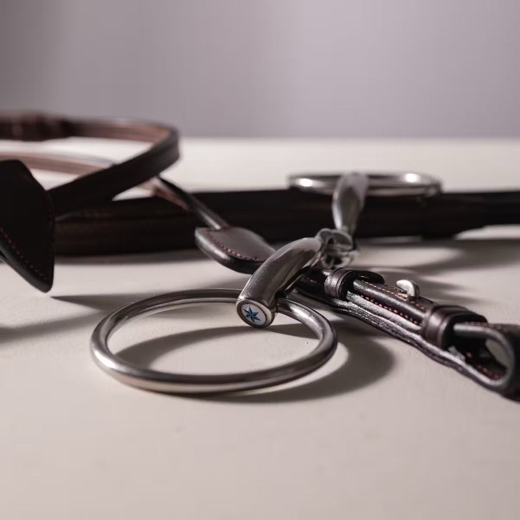 Velari Snaffle Double Jointed Loose Ring Stainless Steel - Løwenborg - Velari
