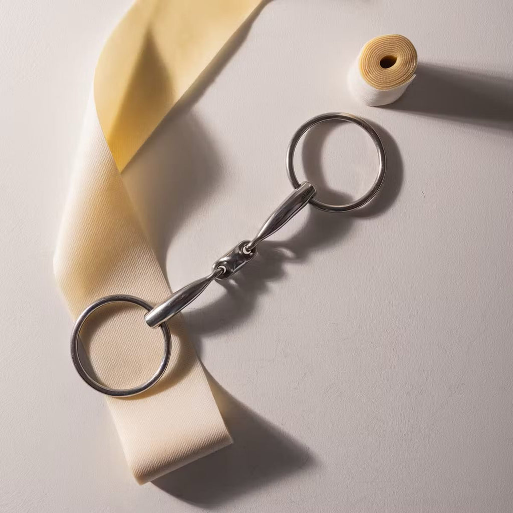 Velari Snaffle Double Jointed Loose Ring Stainless Steel - Løwenborg - Velari