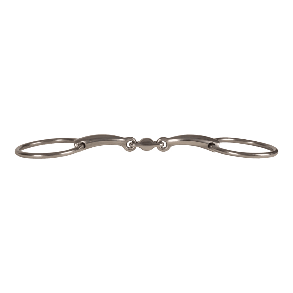 Velari Snaffle Double Jointed Loose Ring Stainless Steel - Løwenborg - Velari
