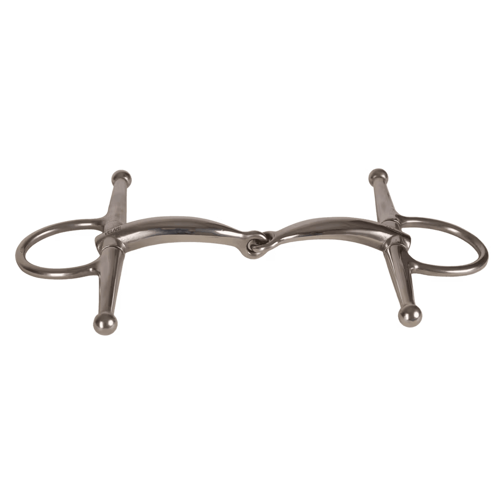 Velari Full Cheek Bit Single Jointed Stainless Steel - Løwenborg - Velari