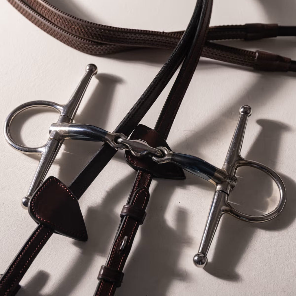 Velari Full Cheek Bit Double Jointed Sweet Iron - Løwenborg - Velari