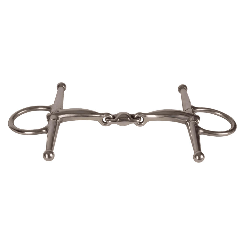 Velari Full Cheek Bit Double Jointed Stainless Steel - Løwenborg - Velari
