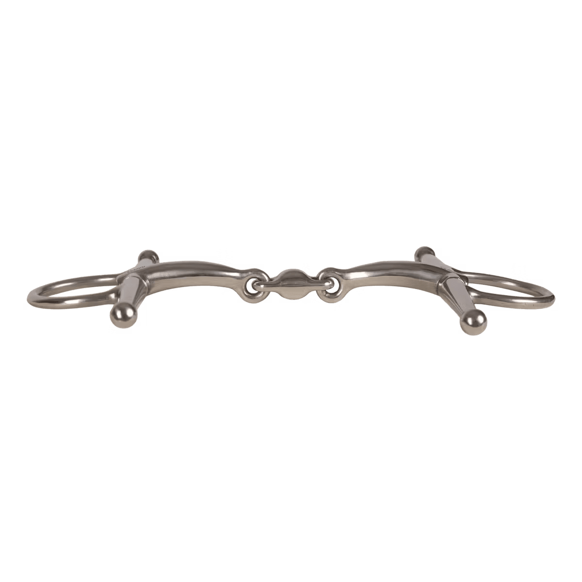 Velari Full Cheek Bit Double Jointed Stainless Steel - Løwenborg - Velari