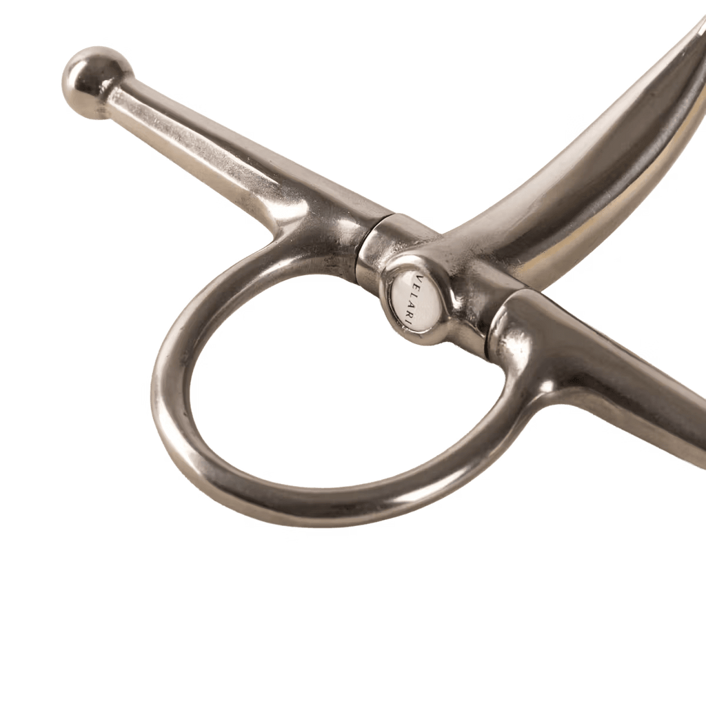 Velari Full Cheek Bit Double Jointed Stainless Steel - Løwenborg - Velari