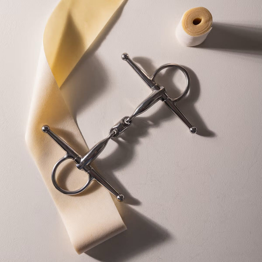 Velari Full Cheek Bit Double Jointed Stainless Steel - Løwenborg - Velari