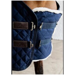 KENTUCKY CHEST EXPANDER QUILTED WITH SHEEPSKIN 2 BUCKLES