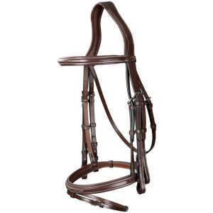 Dyon Flash Noseband Double Bridle US Collection