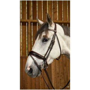 Dyon Patent Large Crank Noseband Bridle With Flash Working By Dyon