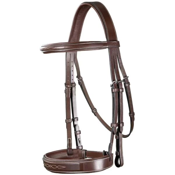 Dyon Wide Noseband Hunter Bridle US Collection