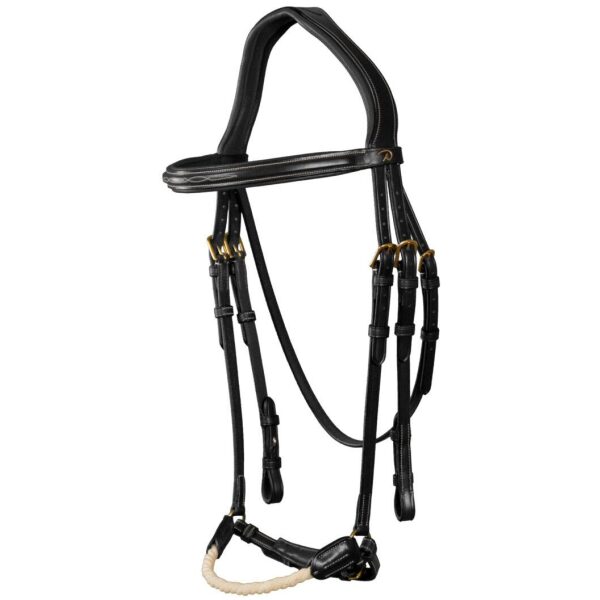 Dyon Rope Drop Noseband Bridle D Collection - Bilde 4