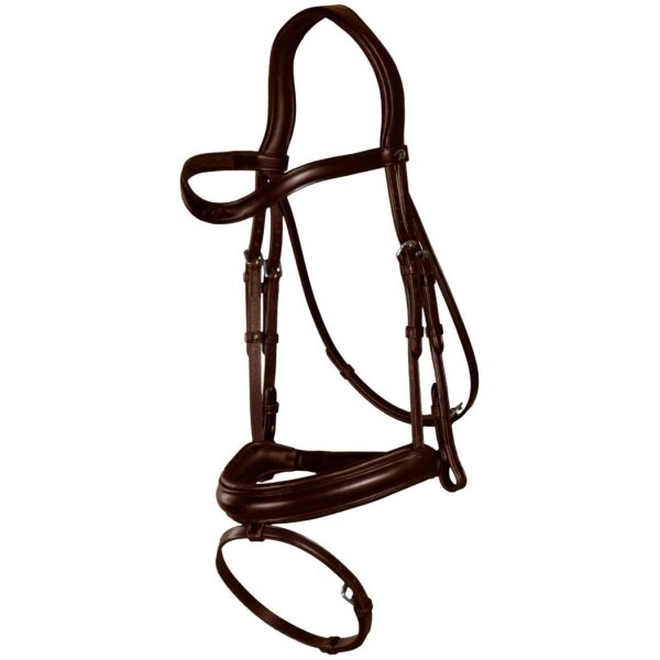 Dyon Matte Medium Noseband Bridle With Flash New English Collection - Bilde 3