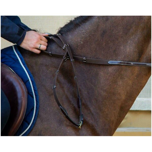 Dyon 16mm Web Reins With 9 Leather Loops D Collection - Bilde 5