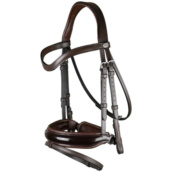 Dyon Patent Large Crank Noseband Bridle With Flash Working By Dyon - Bilde 6