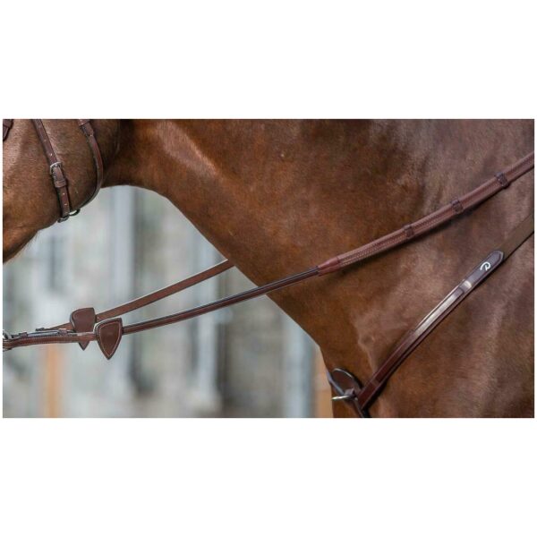 Dyon 13mm Rubber Reins With 7 Leather Loops New English Collection - Bilde 4