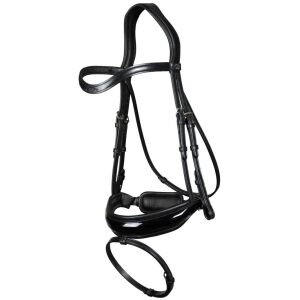 Dyon Patent Large Crank Noseband Bridle With Flash New English Collection