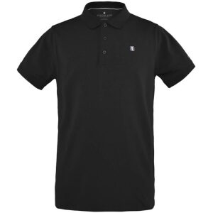 KINGSLAND CLASSIC LADIES PIQUE SHIRT BLACK