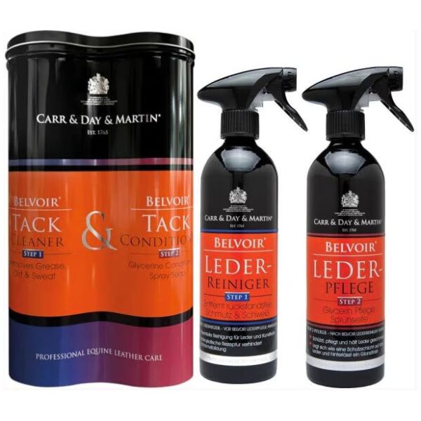 CDM BELVOIR LEATHER DUO - SÅPE OG LÆRFETT 2 x 500 ML. - Bilde 3