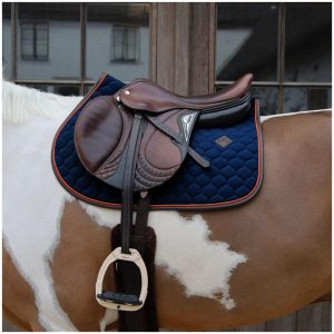 Kentucky Saddle Pad Onion Quilt Neon Leather
